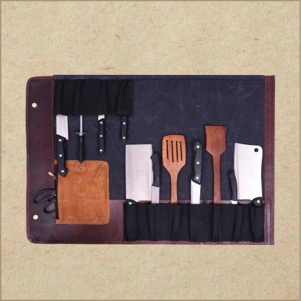 Chef Bag and Knife Case - Signature Canvas Knife Roll